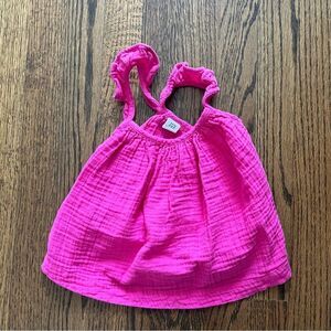 🍭6/$30 Baby Gap Pink Criss Cross Back Sleeveless Tank - 18-24 months